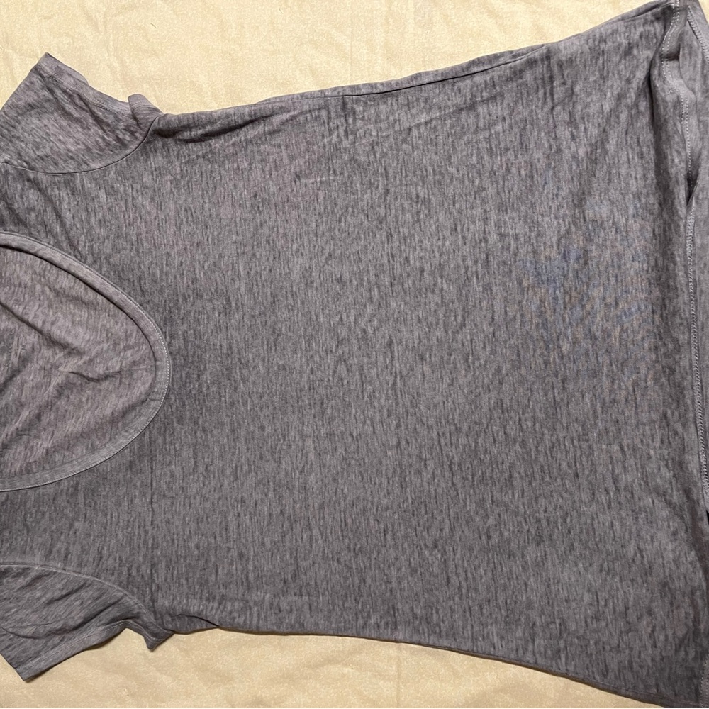 Athleta Heather Gray Short Sleeve Tee